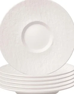 Villeroy & Boch Manufacture Rock Ontbijtschotel, 17,3cm wit 6 stuks