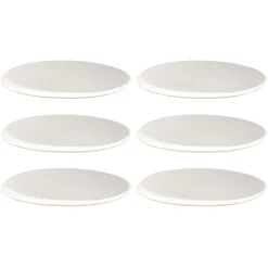 Villeroy & Boch New Moon Gebaksbord, 16cm wit 6 stuks
