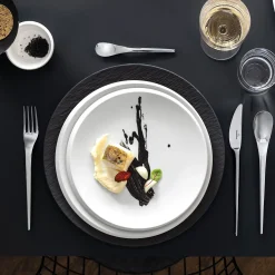 Villeroy & Boch New Moon Ontbijtbord, 24cm wit 6 stuks