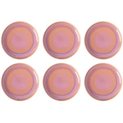 Villeroy & Boch Perlemor Ontbijtbord, 24cm coral 6 stuks