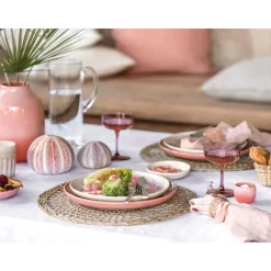 Villeroy & Boch Perlemor Ontbijtbord, 24cm coral 6 stuks