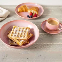 Villeroy & Boch Perlemor Ontbijtbord, 24cm coral 6 stuks