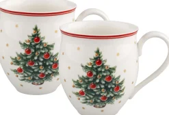 Villeroy & Boch Toy's Delight Mok Kerstboom, 0,39L 2 stuks