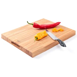 Voccelli Snijplank met Greep, 40x30x4cm beukenhout