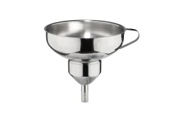 Weis Jamtrechter met zeef, rvs 14cm