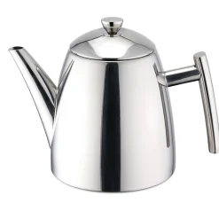 Weis Theepot met Theefilter, 1L RVS