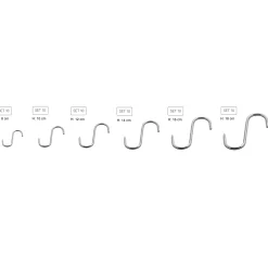 Weis Vleeshaken, 16cm 10 stuks