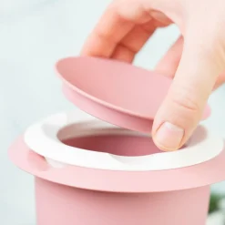 Westmark Mengbeker met deksel, 1L roze