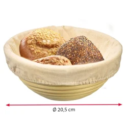 Westmark Rijsmand Rond met Katoenen Hoes, 20,5cm