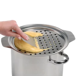 Westmark Spätzlerasp met Schraper, 28cm RVS