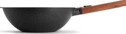 Woll Eco Logic QXR Wok met houten steel, 28cm