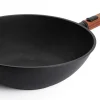Woll Eco Logic QXR Wok met houten steel, 30cm