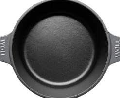 Woll Iron Braadpan, 24cm carbon grey