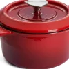 Woll Iron Braadpan, 24cm chili red
