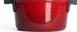 Woll Iron Braadpan, 24cm chili red