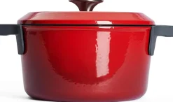 Woll Iron Braadpan, 20cm chili red