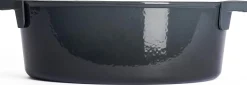 Woll Iron Braadpan Ovaal, 34x26cm carbon grey