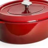 Woll Iron Braadpan Ovaal, 34x26cm chili red