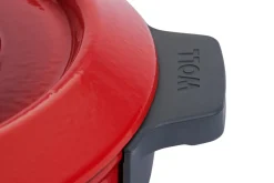 Woll Iron Braadpan Ovaal, 34x26cm chili red