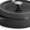 Woll Iron Casserole Rond, 28cm carbon grey