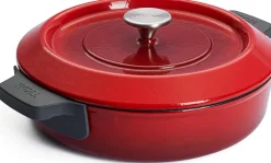 Woll Iron Casserole Rond, 28cm chili red