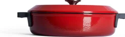 Woll Iron Casserole Rond, 28cm chili red