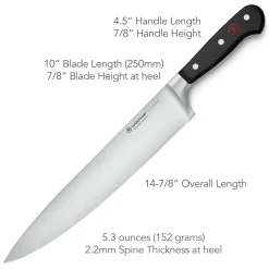 Wüsthof Classic Koksmes, 26cm - 1040100126