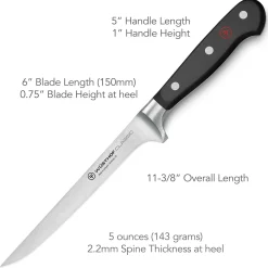 Wüsthof Classic Uitbeenmes, 16cm - 1040101416